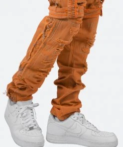 Mnml D150 Straight Denim - Orange
