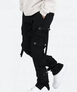 Mnml D152 Cargo Straight Denim - Black