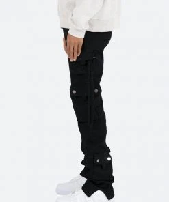 Mnml D152 Cargo Straight Denim - Black