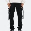 Mnml D152 Cargo Straight Denim - Black