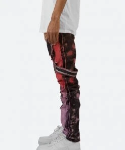 Mnml D175 Straight Denim - Black/Purple