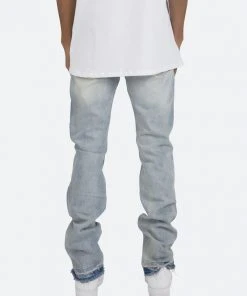 Mnml D184 Skeleton Straight Denim - Blue/White