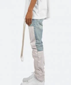 Mnml D187 Western Straight Denim - Blue/Natural