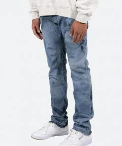 Mnml D200 Overlay Straight Denim - Blue