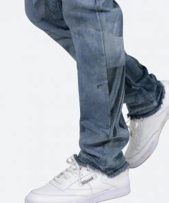 Mnml D200 Overlay Straight Denim - Blue