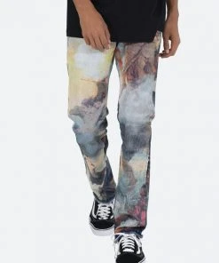 Mnml D205 Overlay Straight Denim - Blue