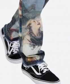 Mnml D205 Overlay Straight Denim - Blue