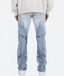 Mnml D206 Overlay Straight Denim - Blue