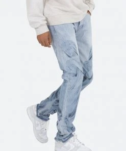 Mnml D206 Overlay Straight Denim - Blue