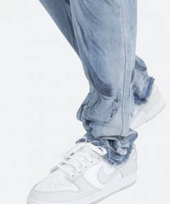 Mnml D206 Overlay Straight Denim - Blue