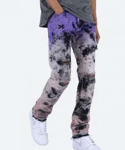 Mnml D208 Skeleton Straight Denim - Purple