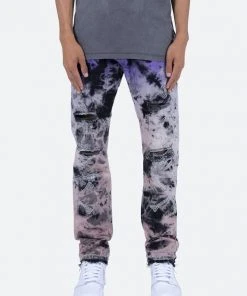 Mnml D208 Skeleton Straight Denim - Purple
