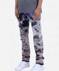 Mnml D208 Skeleton Straight Denim - Purple