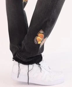 Mnml D223 Butterfly Straight Denim - Black