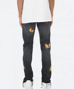 Mnml D223 Butterfly Straight Denim - Black
