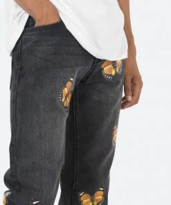 Mnml D223 Butterfly Straight Denim - Black