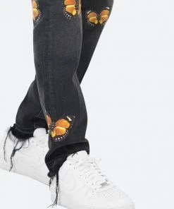 Mnml D223 Butterfly Straight Denim - Black