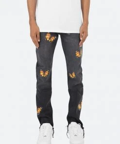 Mnml D223 Butterfly Straight Denim - Black