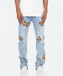 Mnml D223 Butterfly Straight Denim - Blue