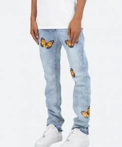 Mnml D223 Butterfly Straight Denim - Blue