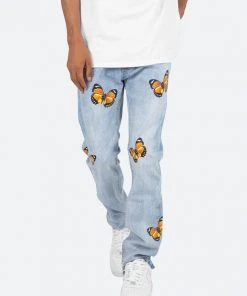 Mnml D223 Butterfly Straight Denim - Blue