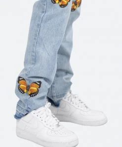 Mnml D223 Butterfly Straight Denim - Blue