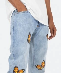 Mnml D223 Butterfly Straight Denim - Blue