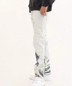 Mnml D233 Wave Straight Denim - Light Blue