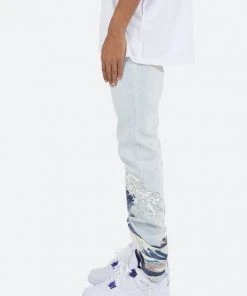 Mnml D233 Wave Straight Denim - Light Blue