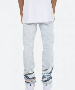 Mnml D233 Wave Straight Denim - Light Blue