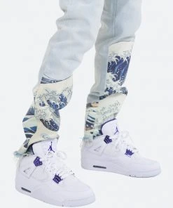 Mnml D233 Wave Straight Denim - Light Blue