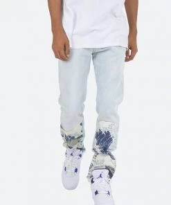 Mnml D233 Wave Straight Denim - Light Blue