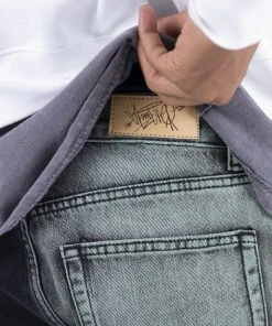 Mnml D267 Split V3 Straight Denim - Blue/Black