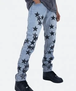 Mnml D270 Star Straight Denim - Blue/Black