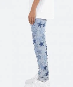 Mnml D271 Star Straight Denim - Blue