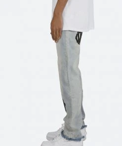 Mnml D272 Skeleton Straight Denim - Blue/Black