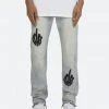 Mnml D272 Skeleton Straight Denim - Blue/Black