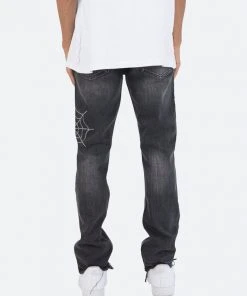 Mnml D278 Spider Straight Denim - Black | Relaxed Fit Men's Jeans 12 Mnml D278 Spider Straight Denim - Black