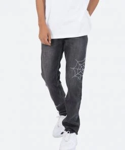Mnml D278 Spider Straight Denim - Black | Relaxed Fit Men's Jeans 13 Mnml D278 Spider Straight Denim - Black