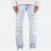 Mnml D279 Skeleton Straight Denim - Blue/White