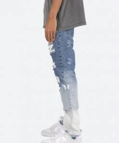 Mnml D293 Straight Denim - Blue/Yellow