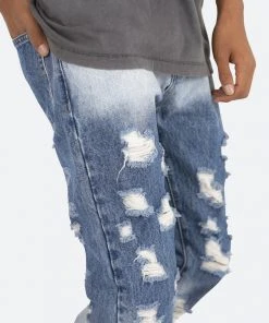 Mnml D293 Straight Denim - Blue/Yellow