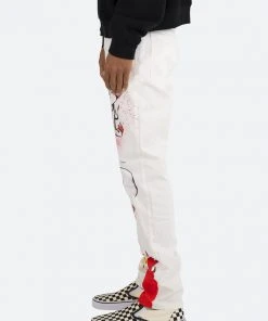 Mnml D402 Handy Work Straight Denim - White