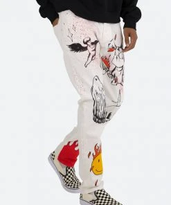 Mnml D402 Handy Work Straight Denim - White