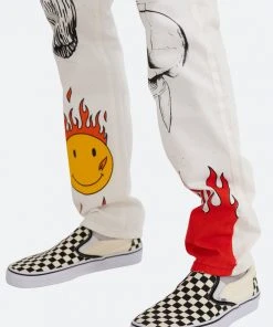 Mnml D402 Handy Work Straight Denim - White