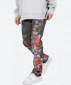 Mnml D406 Wreath Straight Denim - Multi