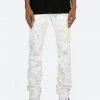 Mnml D443 Paint Straight Denim - White