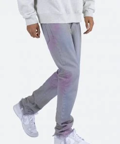 Mnml D444 Color Straight Denim - Purple