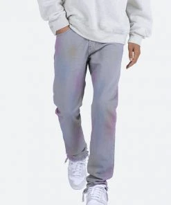 Mnml D444 Color Straight Denim - Purple