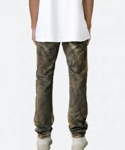 Mnml D452 Camo Straight Denim - Brown